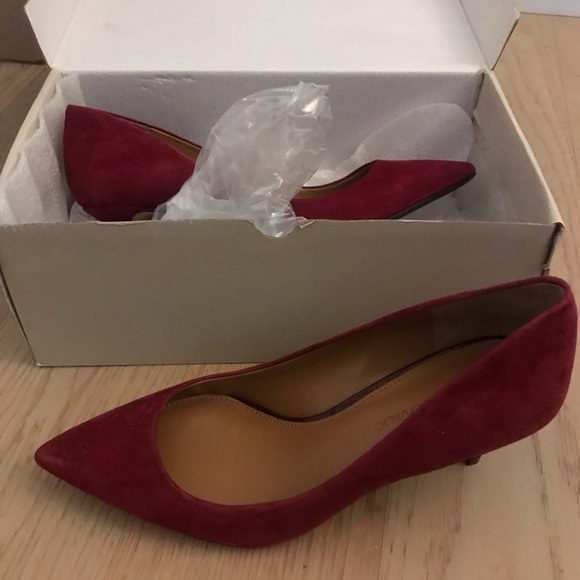 Banana Republic Shoes - Kinsley heel from banana republic in sour cherry.